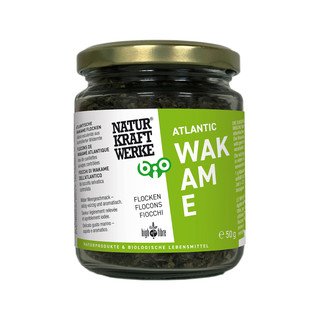 NaturKraftWerke Wakame Flocken Atlantic, CH Bio 50g