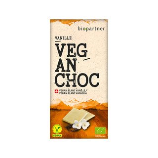 Bio Partner Tafel vegan blanc mit Vanille, CH Bio 75g