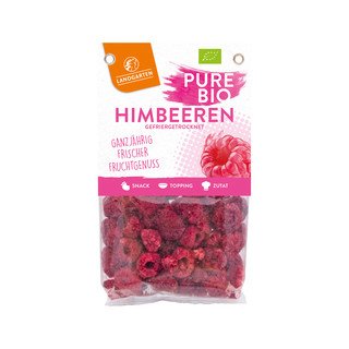 Landgarten Himbeeren gefriergetrocknet, EU Bio 20g