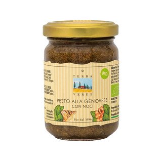 Terra Verde Genuesisches Pesto alla Genovese mit Walnüssen, EU-Bio 120 g