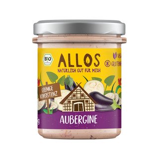 Allos Streichgenuss Aubergine, EU Bio 175ml
