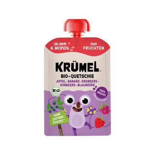KRÜMEL Quetschie mit Frucht, EU Bio 100g