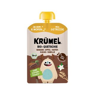 KRÜMEL Quetschie mit Getreide, EU Bio 100g
