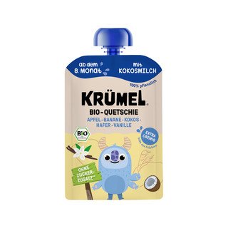 KRÜMEL Quetschie mit Kokosmilch, EU Bio 100g