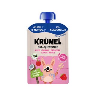 KRÜMEL Quetschie mit Kokosmilch, EU Bio 100g