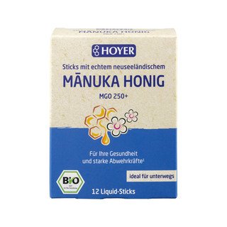 Hoyer Manukahonig Liquid-Sticks MGO 250+ active, EU Bio