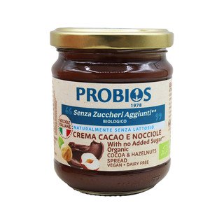 Spalmabile di nocciola e cioccolato Probios, Biologico UE 200 g