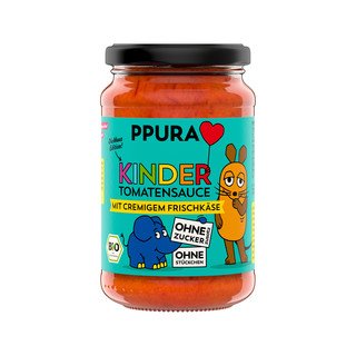 PPura Sugo Kinder mit Frischkäse, EU-Bio 340 ml