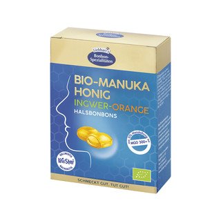 Liebhart's Bonbons Manuka Honig Ingwer-Orange, EU Bio 100g