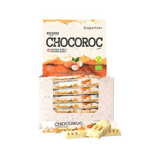 Bio Partner ChocoRoc Vegan Blanc, EU Bio 20g