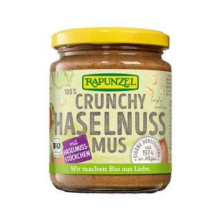Rapunzel Crunchy Haselnussmus, EU Bio 250g