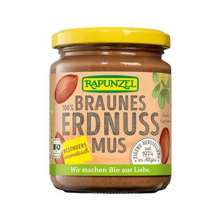 Rapunzel Braunes Erdnussmus, EU Bio 250g