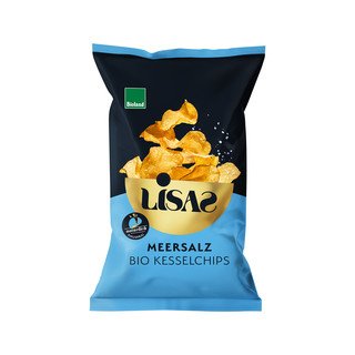 Lisas Chips Chips Meersalz, EU Bio 115g
