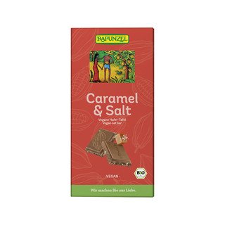 Rapunzel Caramel&Salt Vegane Hafer-Tafel, EU Bio 100g