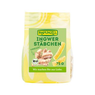 Rapunzel Ingwerstäbchen kandiert, EU Bio 75g