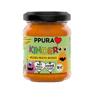 PPura Pesto Kinder mildes Pesto Rosso, CH Bio 120g