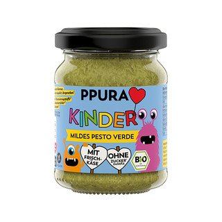PPura Pesto Kinder Mildes Pesto Verde, CH Bio 120g