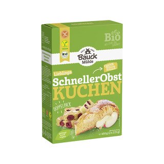 Bauck Mühle Backmischung schneller Obstkuchen, EU Bio 450g