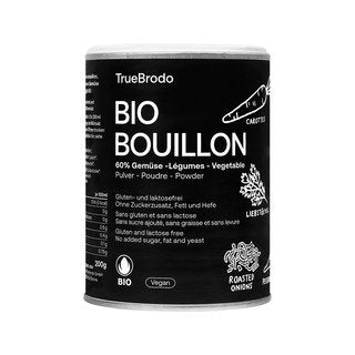 Polvere di brodo vegetale TrueBrodo, Biologico Knospe Svizzera 200 g