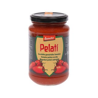 Vanadis Pelati - Geschälte gewürfelte Tomaten, Demeter 340ml