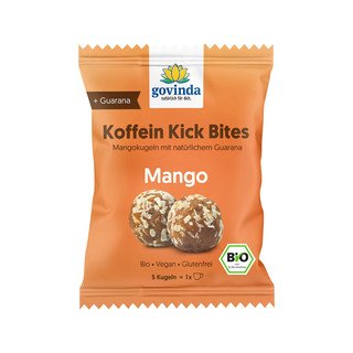 Govinda Koffein Kick Bites Mango, EU Bio 40g