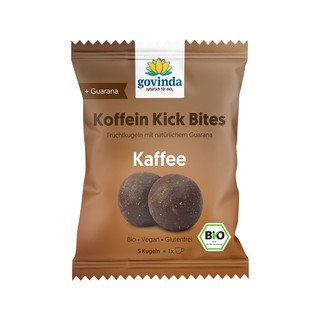 Govinda Koffein Kick Bites Kaffee, EU Bio 40g