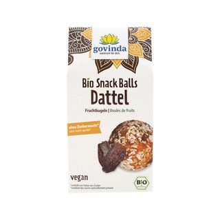 Govinda Snack Balls Datteln, EU Bio 100g