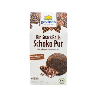 Govinda Snack Balls Schoko Pur, EU Bio 100g