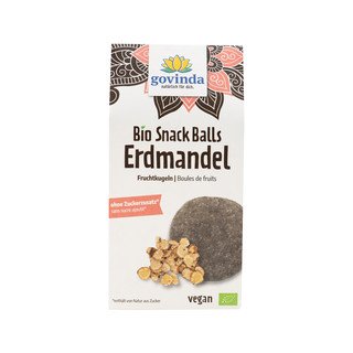 Govinda Snack Balls Erdmandel, EU Bio 100g