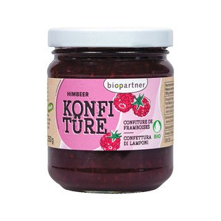 Bio Partner Himbeer-Konfitüre, Bio Knospe 250g