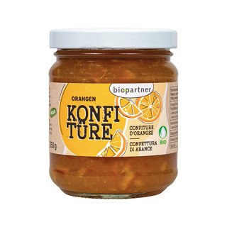 Bio Partner Orangen-Konfitüre, Bio Knospe 250g