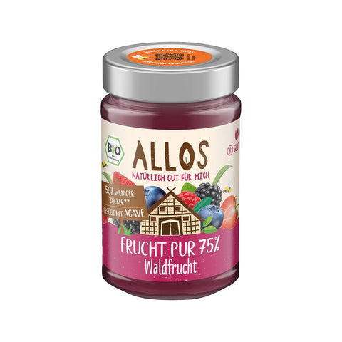 Allos Frucht Pur Waldfrucht Fruchtaufstrich, EU Bio 200g