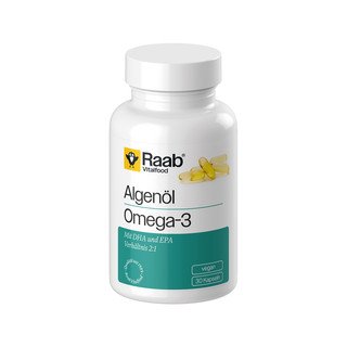 RAAB Algenöl Omega-3 Kapseln, ohne Zertifizierung 36 g