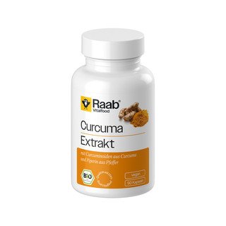 RAAB Gélules d’Extrait de Curcuma, Biologique UE 45 g