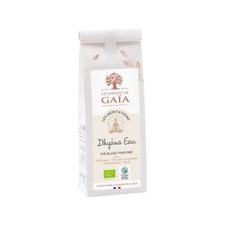 Les Jardins de Gaïa Dhyana Wasser, Weisser Tee, EU Bio/FLO-Fairtrade 50g