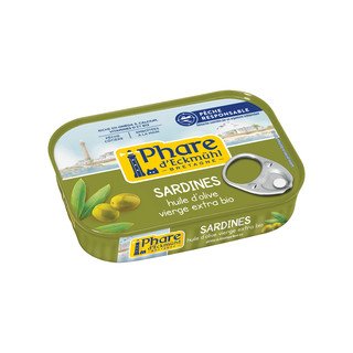 Phare d'Eckmühl Sardine in olio extravergine biologico, non certificato 135 g