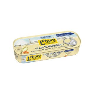 Phare d'Eckmühl Filetti di sgombro Bio-Muscadet & spezie, senza certificazione 151 g