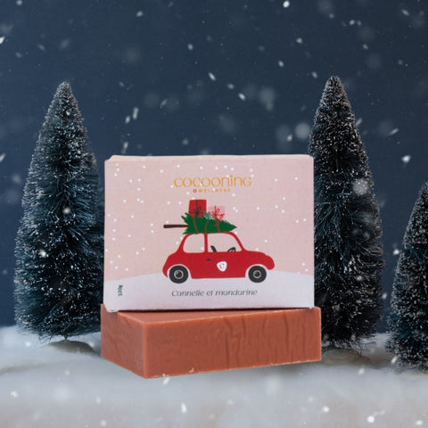 Savon Cannelle et mandarine-Collection de Noël