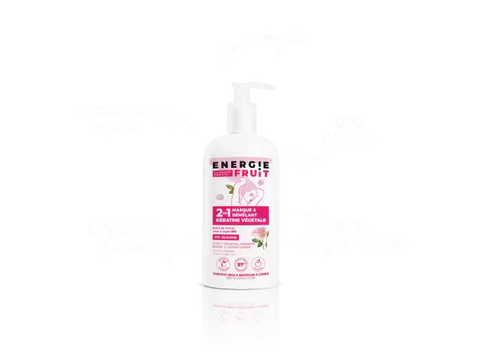ENERGIE FRUIT - 2-in-1-Haarmaske mit Monoi-Rose - Beleben und Strahlen für schönes Haar! 🌟🌸