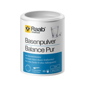 RAAB VITALFOOD Base Powder Balance Pure Poudre d'équilibre en poudre Pure – Poudre conventionnelle 200 g