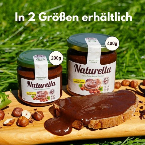 Naturella 200 g Pâte à tartiner Chocolat-Noisette au Miel