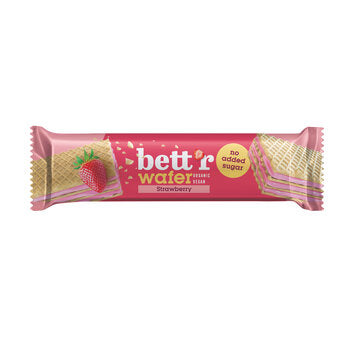 BETT'R Waffel Erdbeere ohne Zuckerzusatz 30 g
