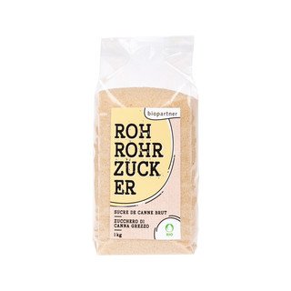 BIO PARTNER Rohrohrzucker, Bio Knospe 1 kg