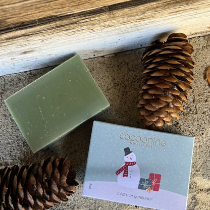 Savon cèdre & genièvre- Collection de Noël