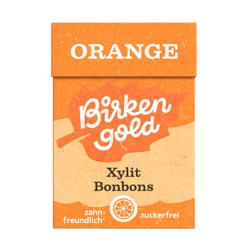 BIRKENGOLD Xylit Bonbon all'arancia 30 g