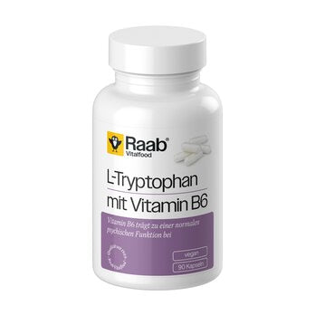 RAAB VITALFOOD L-Tryptophane avec vitamine B6 en capsules 90 gélules