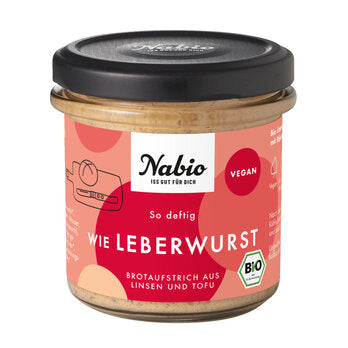Tartinade NABIO similaire à la saucisse de foie 135 g
