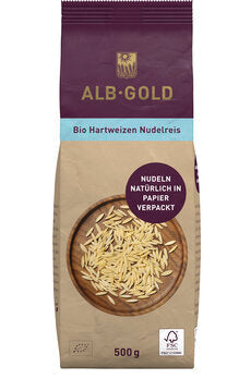 ALBGOLD Noodle Rice Durum Wheat Risoni 500g
