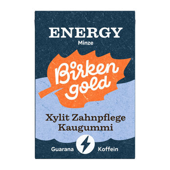 BIRKENGOLD Chewing-gum Énergie Menthe 28 g