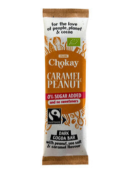 CHOKAY Peanut Caramel Zartbitter Riegel 30g